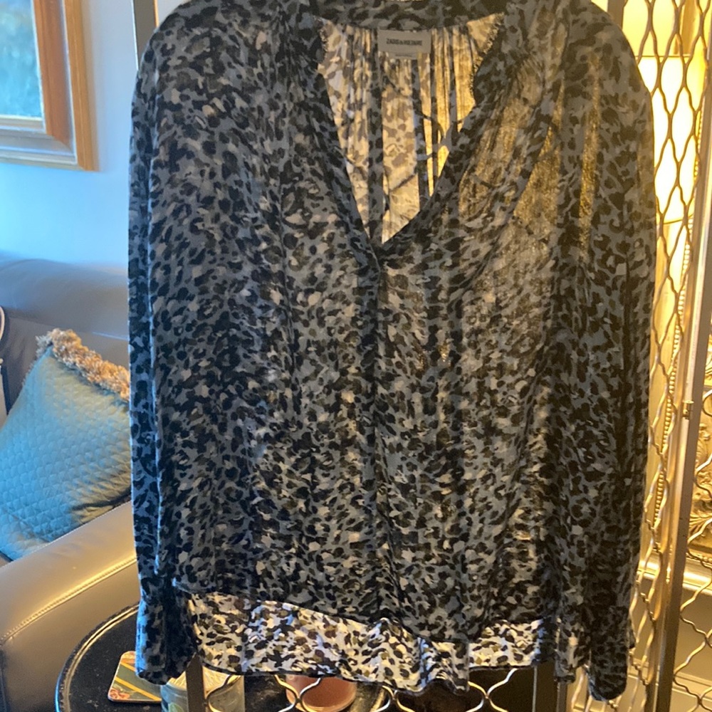 Zadig & Voltaire multi-colored blouse